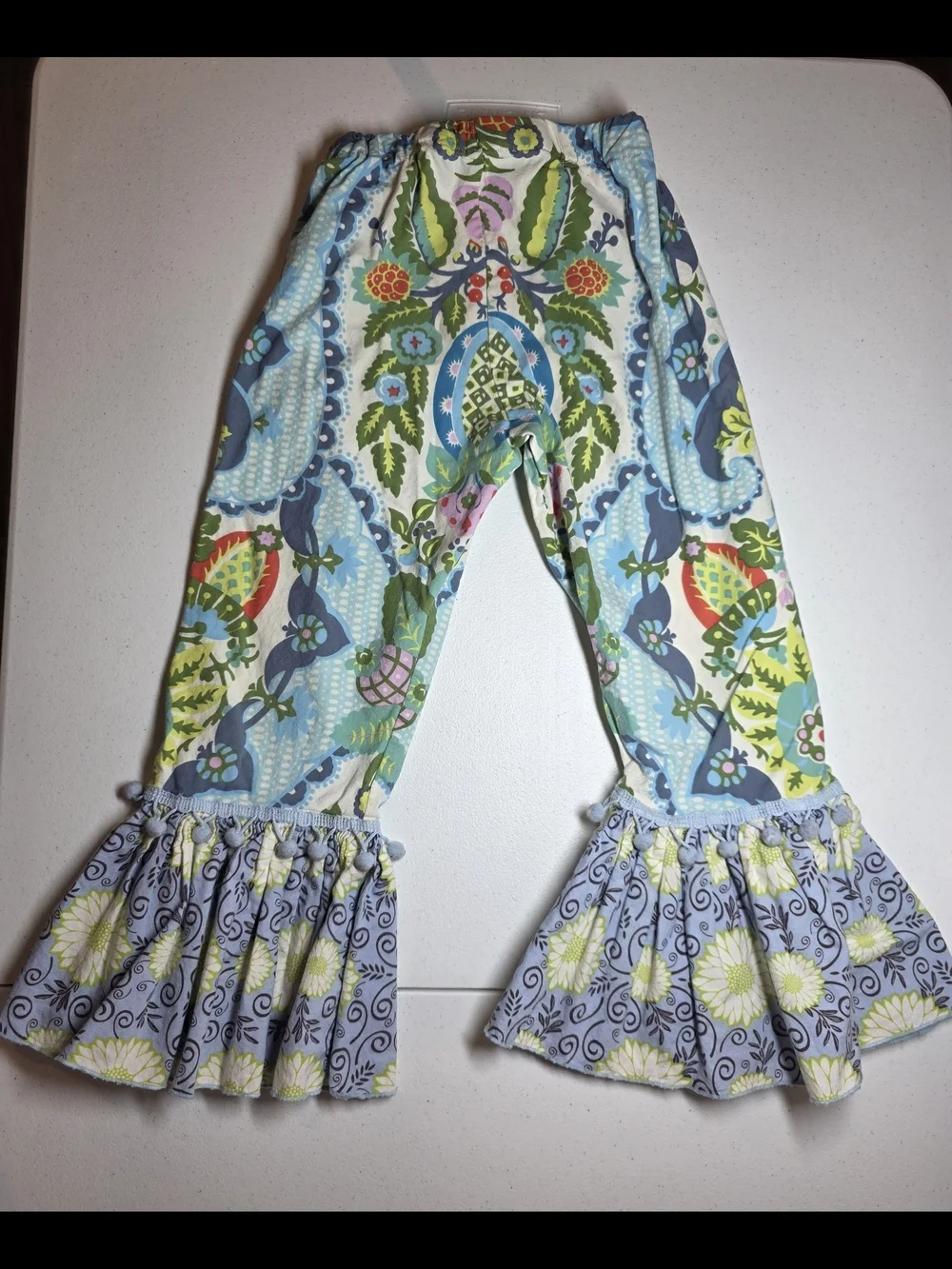 Matilda Jane Inspired Girls Floral Bell Bottom Set Boho Boutique Ruffle Outfit